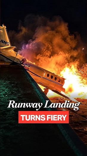 Brazil Plane Crash: Cessna Carrying Singer Rey Vaqueiro Overruns Runway, Catches Fire