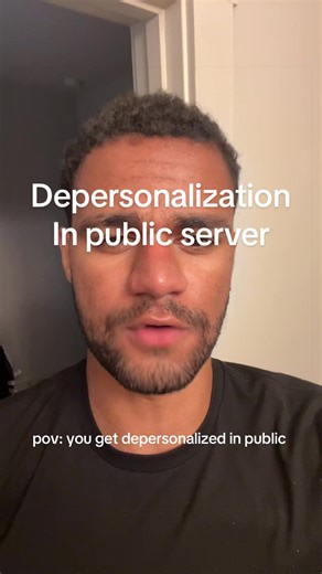Depersonalization and de realization in public is one of the most interesting feelings it’s different than when you’re just stuck in your room feeling sorry for yourself #MentalHealth #DPDR #DeRealization #DePersonalization