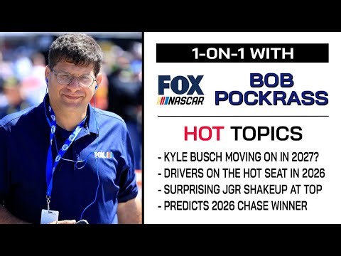 Bob Pockrass Discusses Kyle Busch Moving in 2027, Drivers on Hot Seat in 2026 and JGR Shakeup at Top