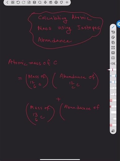 Calculating Mass of an Atom Using Isotopes
