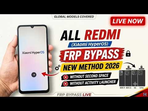 All Redmi FRP Bypass Android 13/14/15 | How To Bypass Redmi / Poco / Xiaomi | Without Second Space