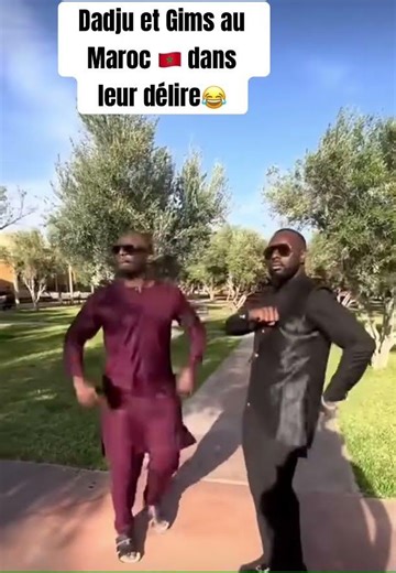 Dadju et Gims au Maroc 🇲🇦 dans leur délire😂🤣 #abonne