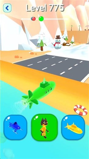 Shape-shifting Funny Race All Level Gameplay Walkthrough Master Level #775 BeamNG.drive #Shorts