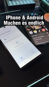 Darauf haben wir doch alle gewartet oder nicht ?🤩 Endlich Bilder und Videos von Android zum IPhone und andersrum per AirDrop verschicken 🤩👍🏼 #android #iphone #airdrop #dertippgeber | Der Tipp Geber