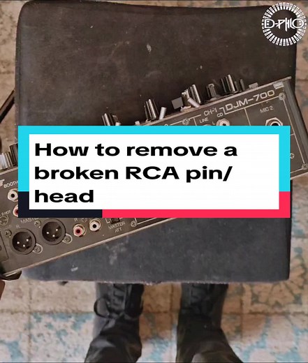 How to Remove a Broken RCA Pin/Head: Quick and Inexpensive DIY Fix