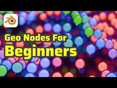 Blender Geometry Node For Absolute Beginners, Your First Project