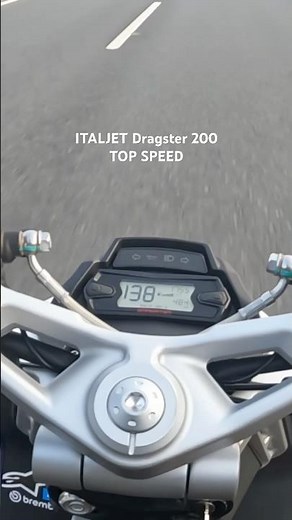 ITALJET Dragster 200 - Top Speed