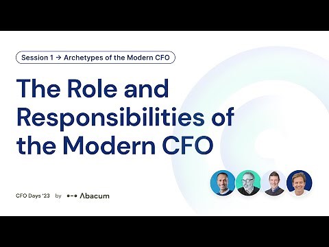 The Role and Responsibilities of the Modern CFO