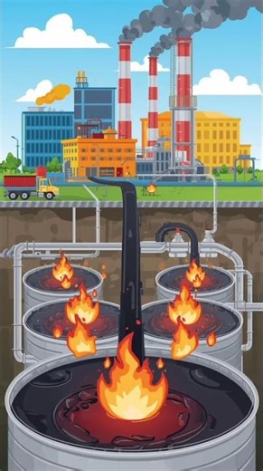 how we get petrol from crude oil