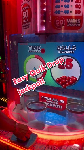 Easy Quik Drop arcade jackpot! #quikdrop #quickdrop #arcadegames #arcadejackpotpro #ticketmaster1000 #arcadewizard #daveandbusters #bucketsoffouristooeasy #arcade #arcadeboss #arcadepro #arcadeplayer