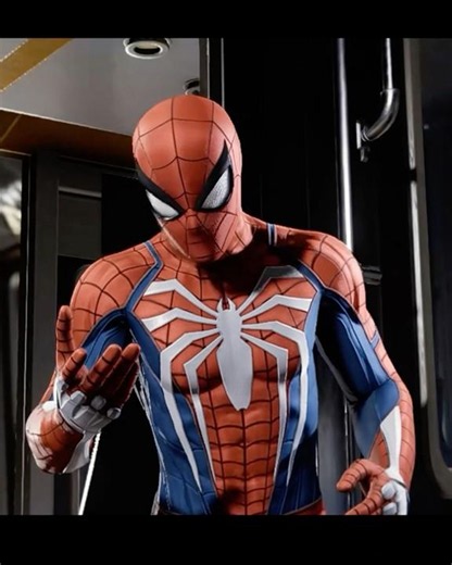 Spiderman Recreates The Iconic Train Scene! 😱🕸️ #short