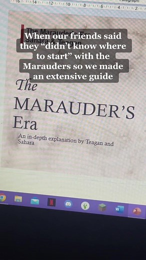 Ultimate Marauders Guide: Slideshow and Presentation Tips