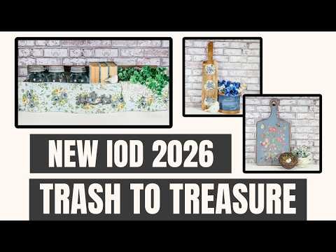 NEW IOD Summer 2026 Trash to Treasure Thrift Flip