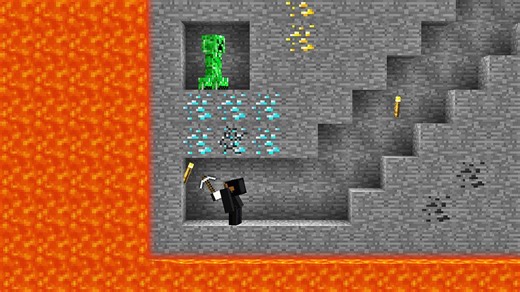 The real story behind the first diamond in Minecraft adventure