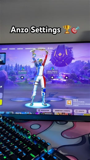 ￼Anzo Settings 🏆🎯 #viralvideo #fortnite