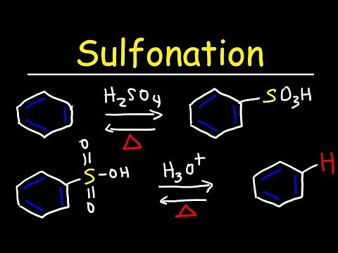 Sulfonation of Benzene & Desulfonation Reaction Mechanism - Aromatic Compounds