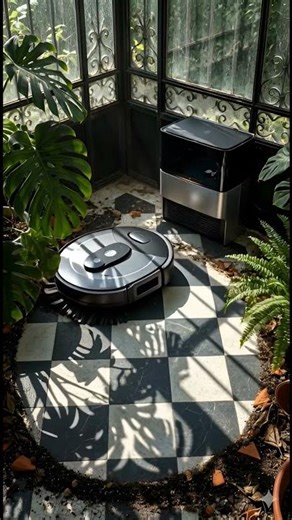 PLANT ROOM PANIC: Satisfying Checkerboard Clean! 🪴✨ #shorts