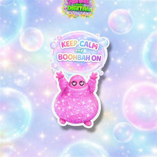 Keep Calm and Boohbah on Toy Core Vinyl Sticker Decal - Etsy