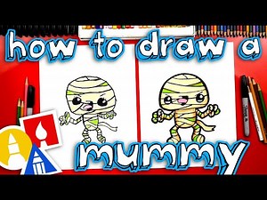 How To Draw A Funny Mummy - Videos For Kids