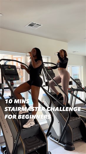 Ima (ee-ma) | FITNESS MOTIVATION on Instagram: "10 mins beginner-friendly stairmaster chal 掠⬇️ workout: ⁣sync steps ⁣(lvl 4) L side-step (lvl 3-5) R side-step (lvl 3-5) quick step & steady ⁣⁣(lvl 8-10, lvl 3) sprint ⁣(lvl 10+) 1 min each - minimal break - 2 rounds! ⁣ #stairmasterworkout #partnerworkout #cardiochallenge #fitnesschallenge #legday #glutesonfire #waistsnatched #fitthick #beginnerworkout #glutes"