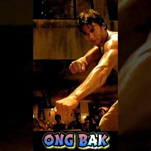 ONG BAK- Tony Jaa delivers a devastating flying knee strike in midair.