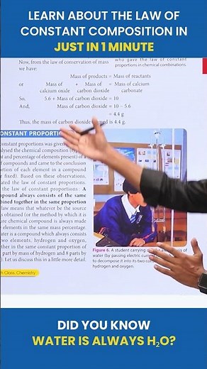 Law of Constant Composition | S Chand Academy