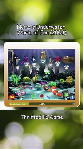 Who remembers this game? 💽: Nemo's Underwater Water World of Fun (2003) #disneygames #findingnemo