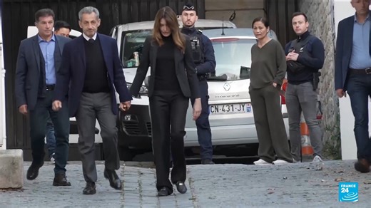 Nicolas #Sarkozy, l'ancien président de la République, est désormais écroué à la prison de la Santé. Ses avocats ont déposé une demande de remise en liberté. La justice a deux mois pour statuer. Retour sur cette matinée ⤵️ | FRANCE 24