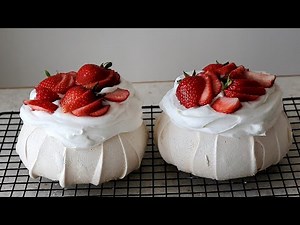 How to make meringue cake pavlovas(easy recipe)