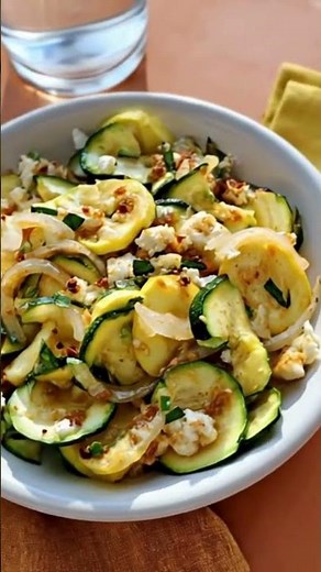 Easy Zucchini and Squash Salad (No-Cook Summer Side!)