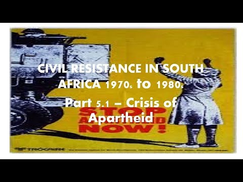 grade 12 CIVIL RESISTANCE IN SOUTH AFRICA [part 5 1] - Crisis of Apartheid in the 1980s