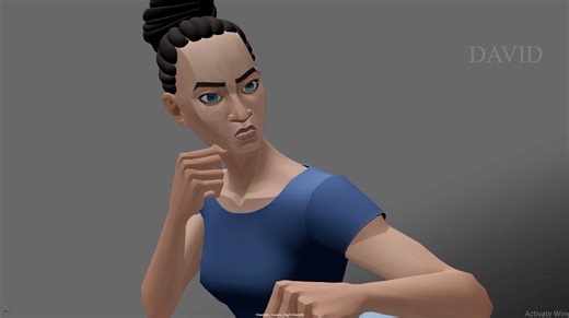 Fight sequence Animation, David sharma