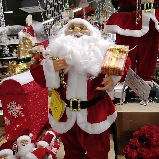 AUTOMATE DE NOËL PÈRE NOËL MUSICAL QUI DANSE