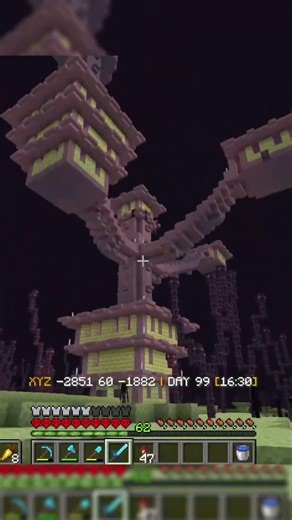 Making An Ender Chest Full of *SHULKER BOXES* in #minecraft Hardcore! | #shorts #malayalam