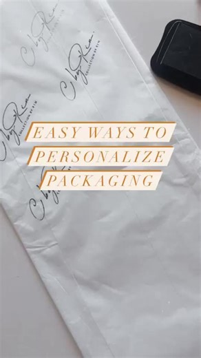 Customized DIY Product Stamps for Small Business Packaging