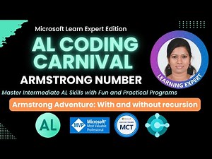 armstrong number in AL Programming | AL Coding carnival | Find Armstrong Numbers in AL Programming