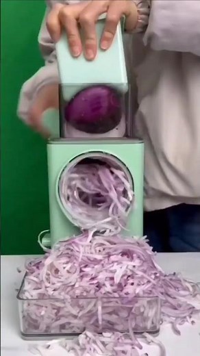 "Onion Cutter in Action 🧅 | Fast & Easy Kitchen Cutting Tool"