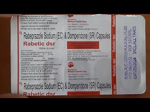 Rabetic dsr || Rabeprazole sodium (EC) Domperidone (SR) Capsule|| Relief from gas, stomach and he...