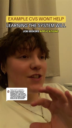 Replying to @KD example cvs don’t necessarily show you how to write good applications… but understanding WHY they’ve written what they have and THE SYSTEMS they are using, will totally transform your job applications! 💭 #jobhunting #jobseekers #jobsearch #jobapplication #unemployed