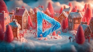 Christmas Candyland Intro (Widescreen) | Renderforest