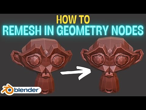 How to remesh in Geometry Nodes in Blender