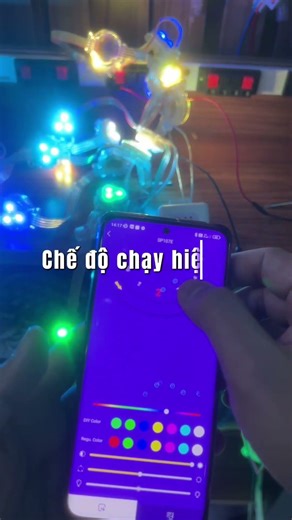 Mạch điều khiển led full color Sp107e #led #diy