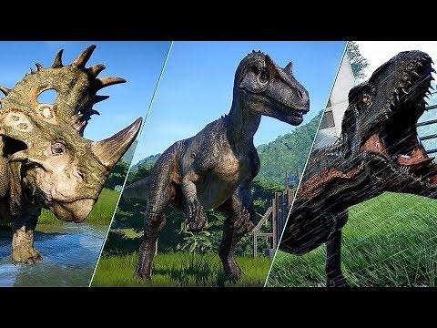 ALL 48 DINOSAURS - Jurassic World Evolution