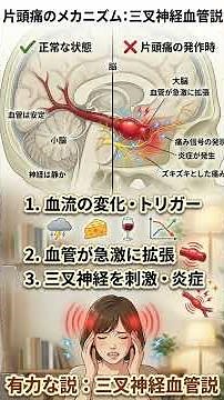 片頭痛の原因と対策について