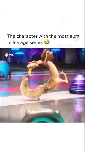Scrat Has the Most Aura in Ice Age 😤🥜