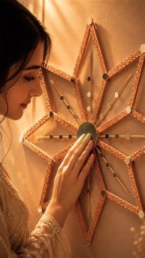 This DIY Wall Decor Looks Expensive 😍 Home Decoration #Shorts #diy #homedecor
