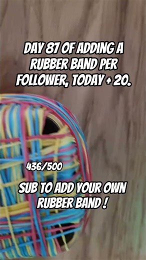 SUB TO ADD YOUR OWN RUBBER BAND! #youtubeshorts #trending #funny #song #shorts #shortsfeed #viral