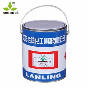 [Hot Item] 2L 3L 4L 5L Paint Can Dimensions 100ml 1L 1 Gallon 25L Round Plain Tin Can