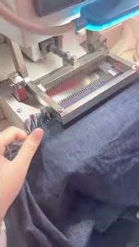 Clothing fringe craftsmanship, skirt hem fringe