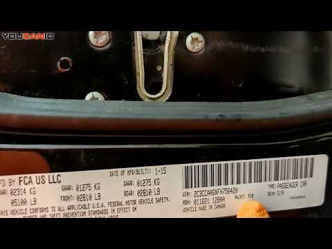 2006-2023 Chrysler 300 Paint Code Location - Find Your Car's Color Code